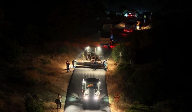 Selçuk’ta yollar yenileniyor: Pamucak bitti sıra Zeytinköy’de