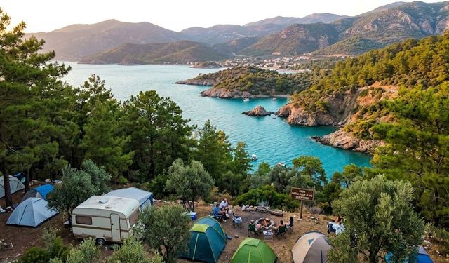 Karavan ve çadırı olmayanlara özel... İzmir'de kamp yapılacak 3 yer