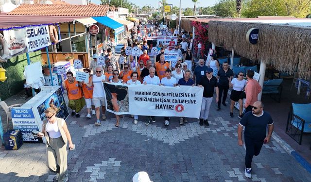 Sığacık’ta marina kapasite artışına tepki: Deniz bizim, Sığacık hepimizin