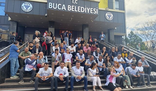 Buca Belediyesi emekçileri iş bıraktı: Verilen sözler tutulsun, haklarımız ödensin!
