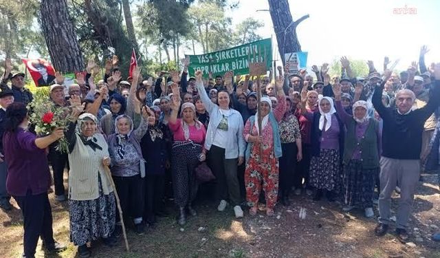 Akbelen'den dayanışma çağrısı: Toprak talan edildiğinde geri dönüşü yok