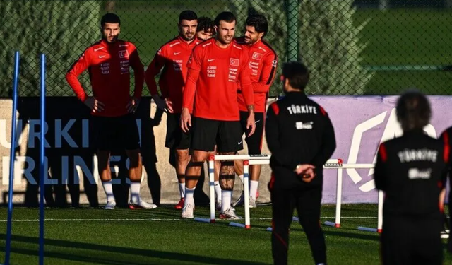 Milliler Fransa maçının hazırlıklarına başladı