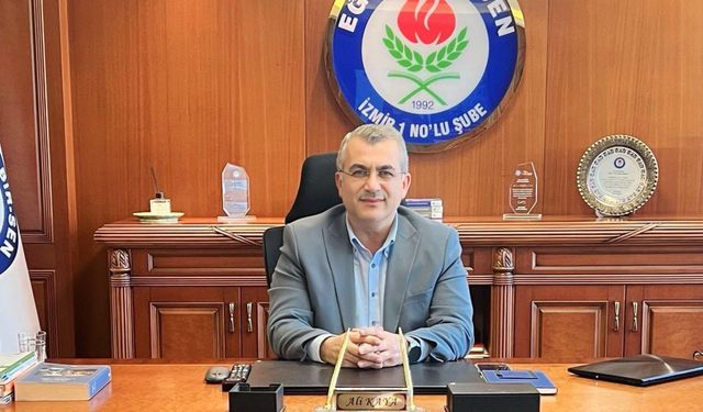 Eğitim-Bir-Sen İzmir Başkanı Kaya: Eğitimde kalıcı çözümler hayata geçirilmeli