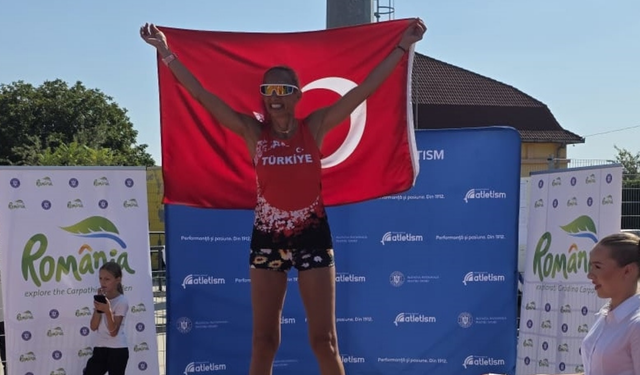 İzmirli master atlet Aycan Kurtcan Balkan şampiyonu oldu!