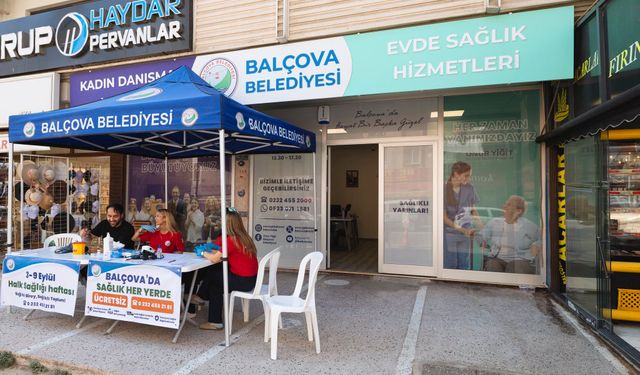 Balçova Belediyesi'nden halk sağlığı için örnek çalışma