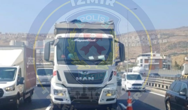 İzmir’de otoyolda çekici arızası: 1 kilometrelik yoğunluk oluştu