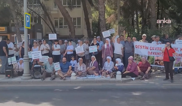 Muğla'da halk çimento fabrikasına karşı nöbet başlattı: Bu çimentocu geldiği yere gitsin