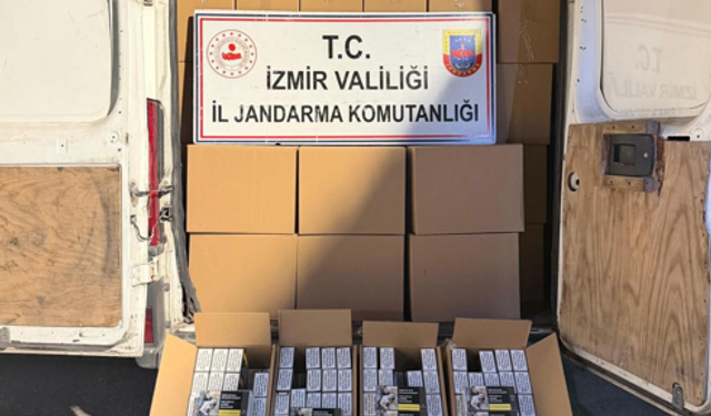 İzmir’de kaçakçılığa geçit yok: 2 milyon 600 bin makaron ele geçirildi