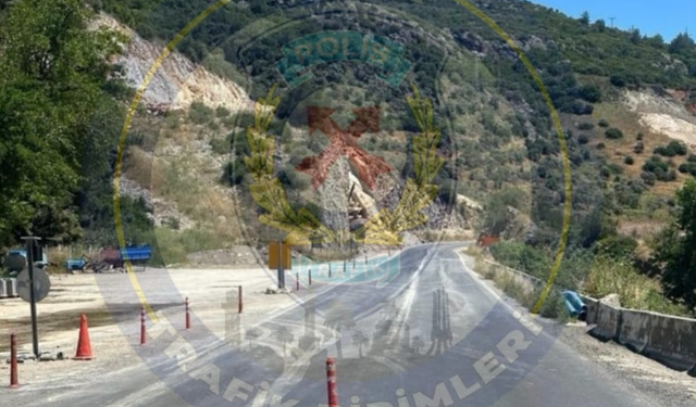 Selçuk-Ortaklar yolunda kontrollü patlatma: Trafik kesilecek