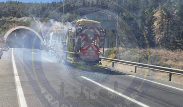 Saat verildi… Çalışma var: Sabuncubeli Tüneli trafiğe kapatıldı!