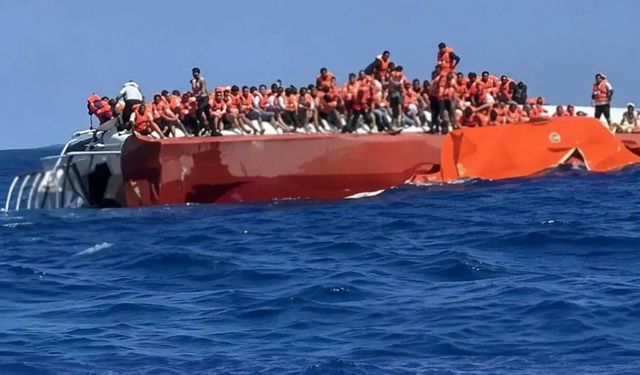 Girne açıklarında batan geminin yeri tespit edildi