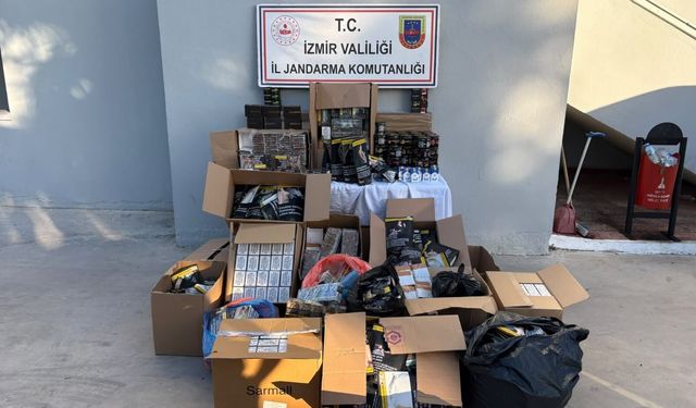 İzmir’de kaçak tütün operasyonu!