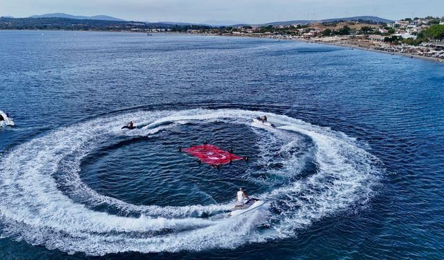 Seferihisar’da deniz ve sualtı buluşması renkli görüntülere sahne oldu