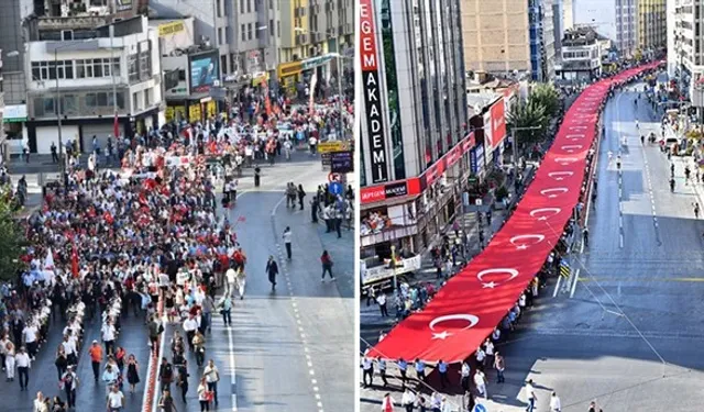İz Gazete alanda… Saat saat 9 Eylül coşkusu