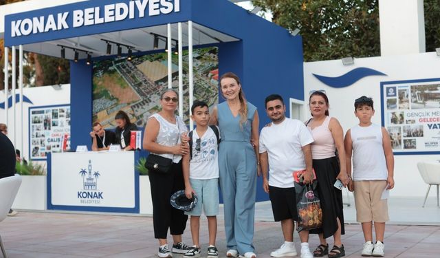 Konak’ın fuar standında eğlence ve teknoloji bir arada