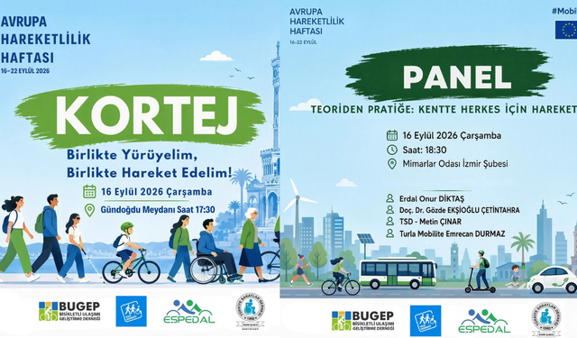 İzmir’de 'Herkes İçin Hareketlilik' seferberliği: Kortej ve panel düzenlenecek