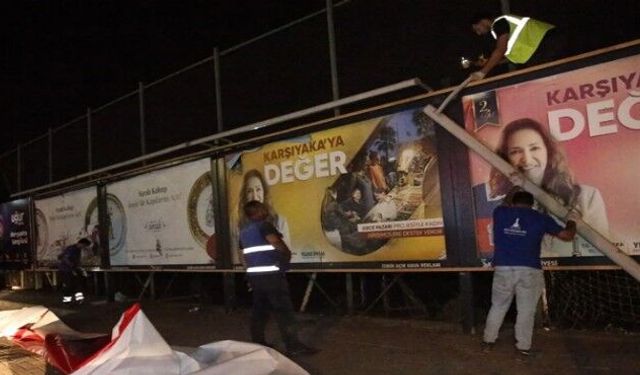 Karşıyaka’da reklam üniteleri gerilimi: Ünsal’dan Büyükşehir’e tepki!