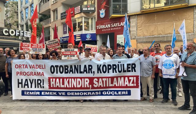 İzmir’de OVP protestosu: Otoyollar halkındır, yıkım bütçesini kabul etmiyoruz!