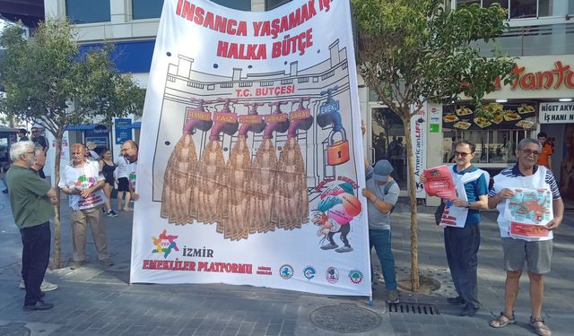 İzmir’de emekliler yeniden sokağa çıkıyor: Emekli susmuyor, hakkını istiyor