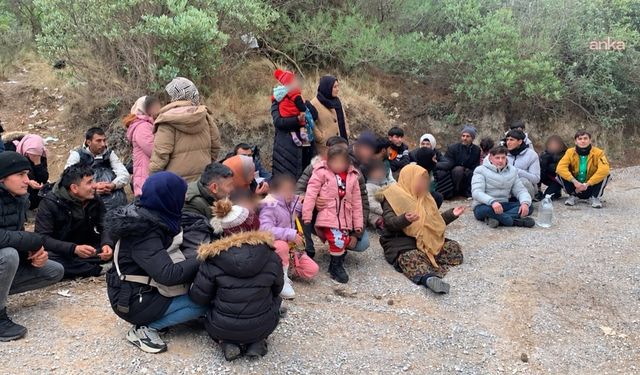 Seferihisar’da 37 kaçak göçmen yakalandı
