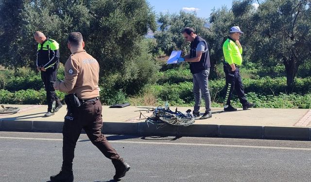 Ödemiş’te feci kaza: Pikap bisikletliye çarptı, 1 can kaybı