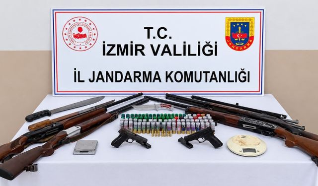 İzmir'de silah kaçakçılığı operasyonu: 1 şüpheli yakalandı