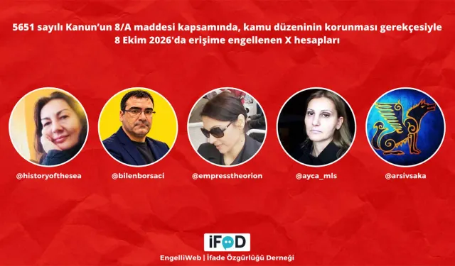 İFÖD’den açıklama: 39 X hesabına erişim engeli getirildi!