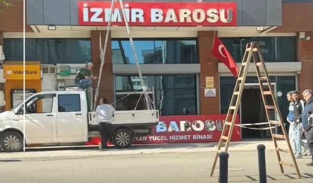 İzmir Barosu’nda Özkan Yücel’in adı tabelada!