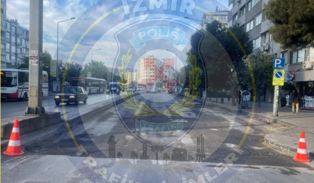 Üçyol’da yol çalışması nedeniyle trafik yoğunluğu yaşanıyor