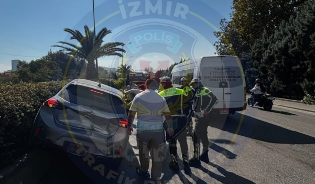 İzmir’de o istikamete gidecekler dikkat: Trafik kazası nedeniyle trafik yoğunluğu!