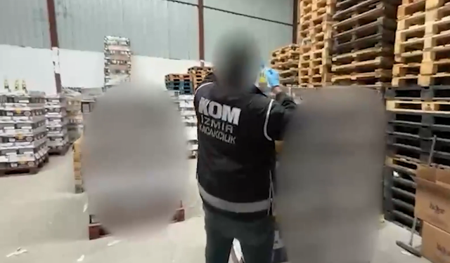 Buca'da 23 bin 40 şişe kaçak içki ele geçirildi