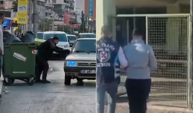 İzmir'de trafikteki saldırgan sürücüye para cezası