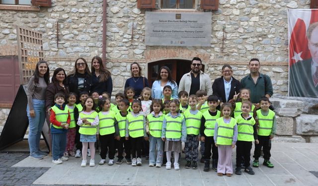 Efes Selçuk’ta minikler kültürel mirası keşfetti