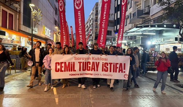 TİP İzmir’den Tugay protestosu: Oyunu aldığı halkın umuduna pusu kurdu
