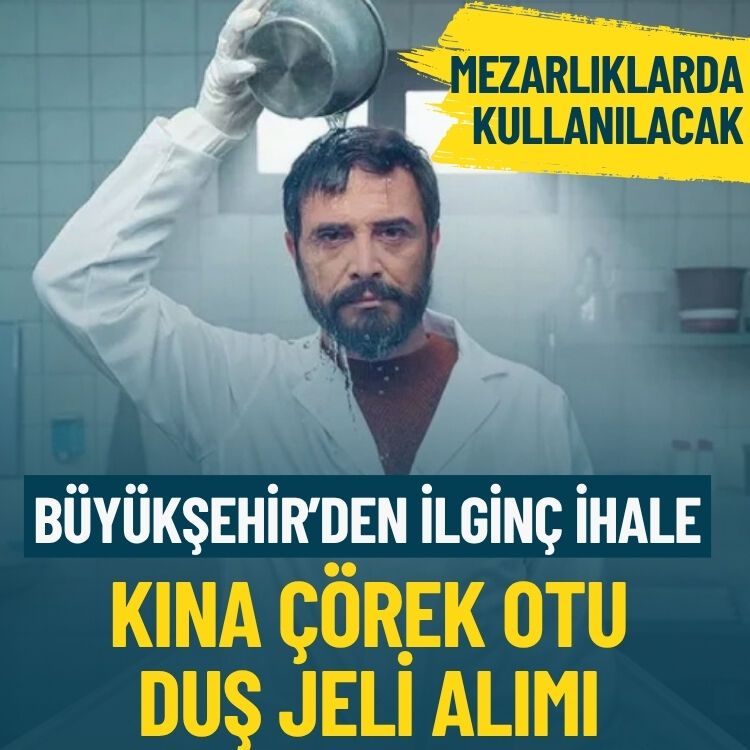 Büyükşehir’den ilginç ihale… Mezarlıklar için kına, çörek otu ve duş jeli alımı!