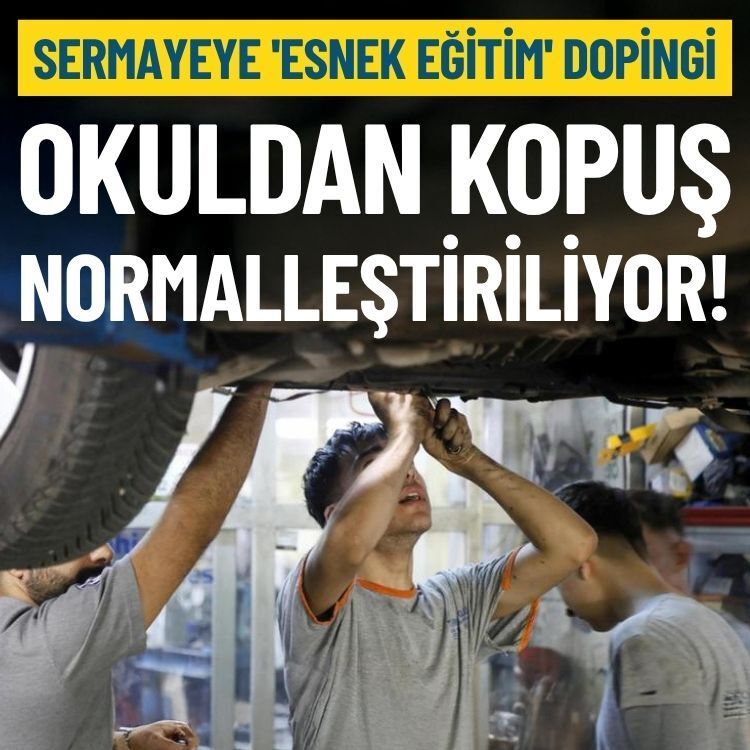 Sermayeye 'esnek eğitim' dopingi: Okuldan kopuş normalleştiriliyor!