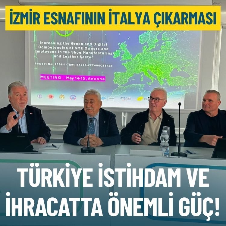 İzmir esnafı İtalya’da: Türkiye istihdam ve ihracatta önemli güç!