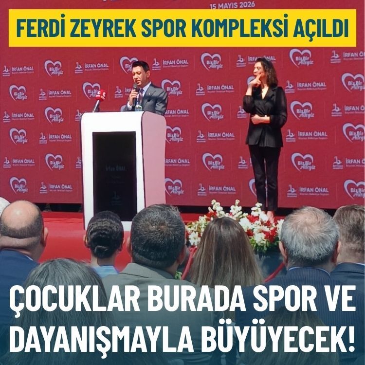 Ferdi Zeyrek Spor Kompleksi açıldı: Çocuklar spor ve dayanışmayla büyüyecek!