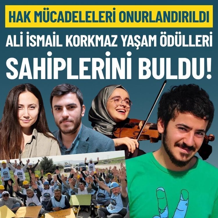 Hak mücadelesi onurlandırıldı: Ali İsmail Korkmaz Yaşam Ödülleri sahiplerini buldu!