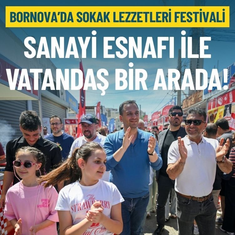Bornova’da festival coşkusu: Sanayi esnafı ile vatandaş bir arada!