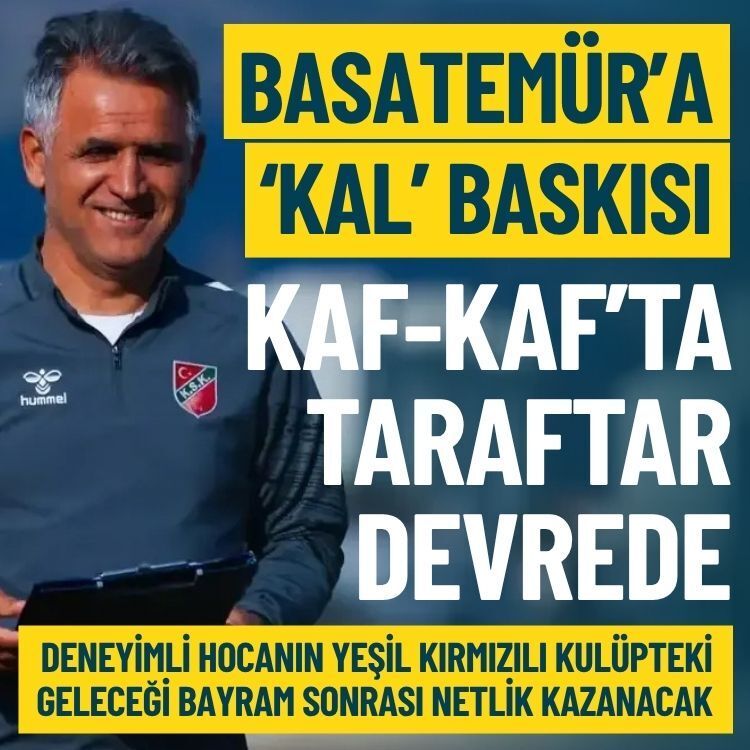 Karşıyaka’da taraftar devreye girdi: Basatemür’a ‘kal’ baskısı