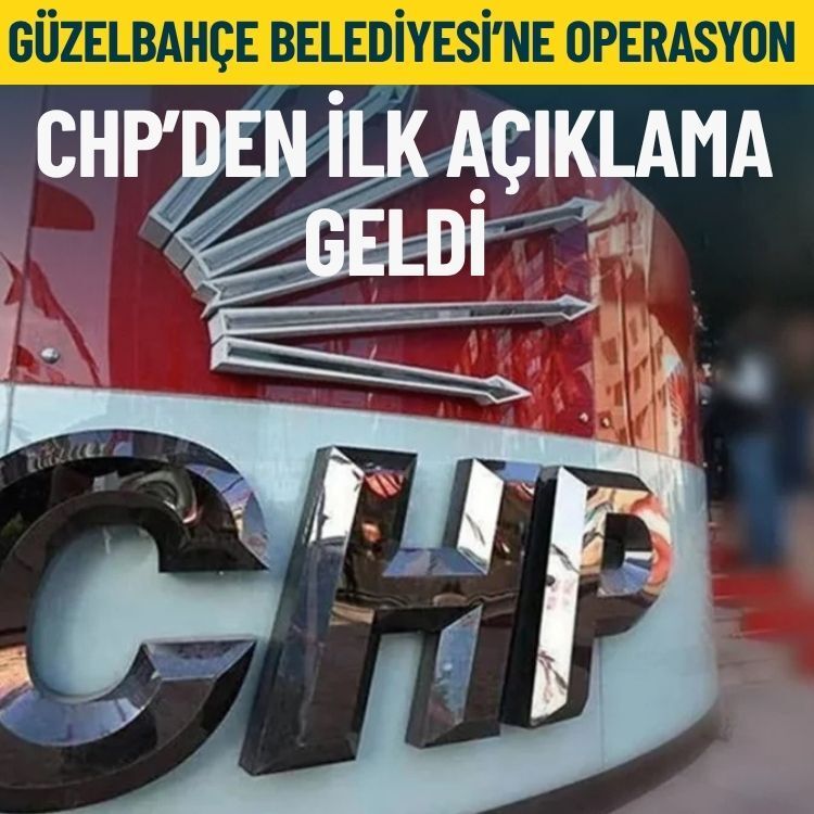 Güzelbahçe Belediyesi’ne operasyon sonrası CHP’den ilk açıklama