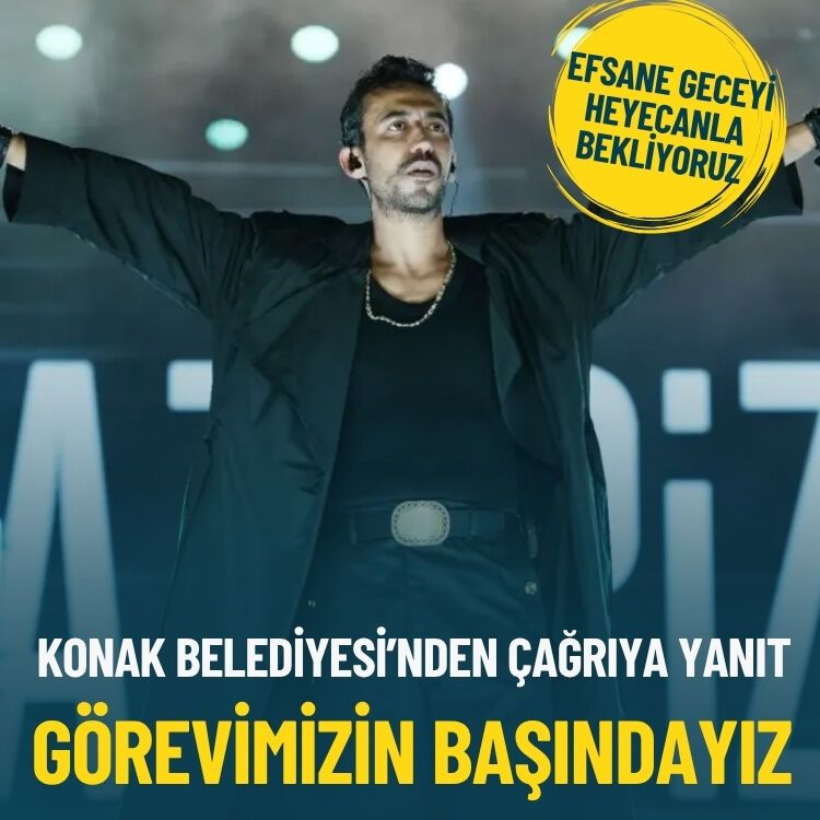 Konak Belediyesi’nden Gazapizm’in çağrısına yanıt: Herkes süzülerek konsere gelsin diye görev başındayız