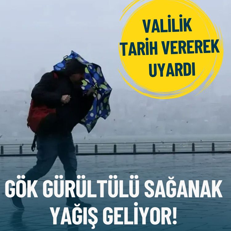 İzmirliler dikkat… Valilik uyardı: Gök gürültülü sağanak yağış geliyor!
