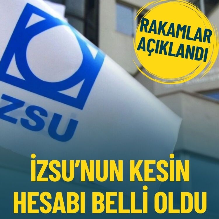 Rakamlar açıklandı... İZSU'nun kesin hesabı belli oldu