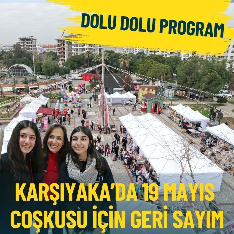 Karşıyaka’da 19 Mayıs coşkusu için geri sayım: Dolu dolu program