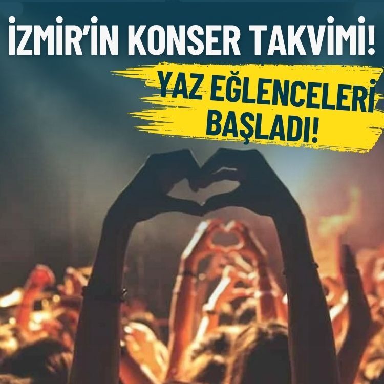 Yaz eğlenceleri başladı... İzmir'in konser takvimi!