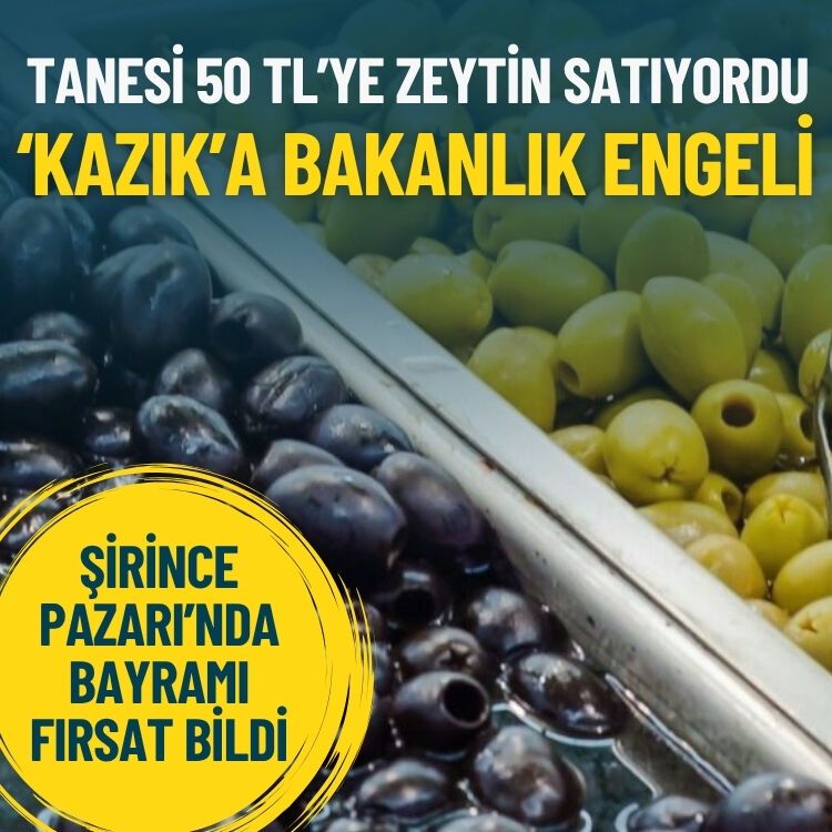 Şirince'de tanesi 50 TL'ye zeytin satıyordu... 'Kazık'a bakanlık el koydu