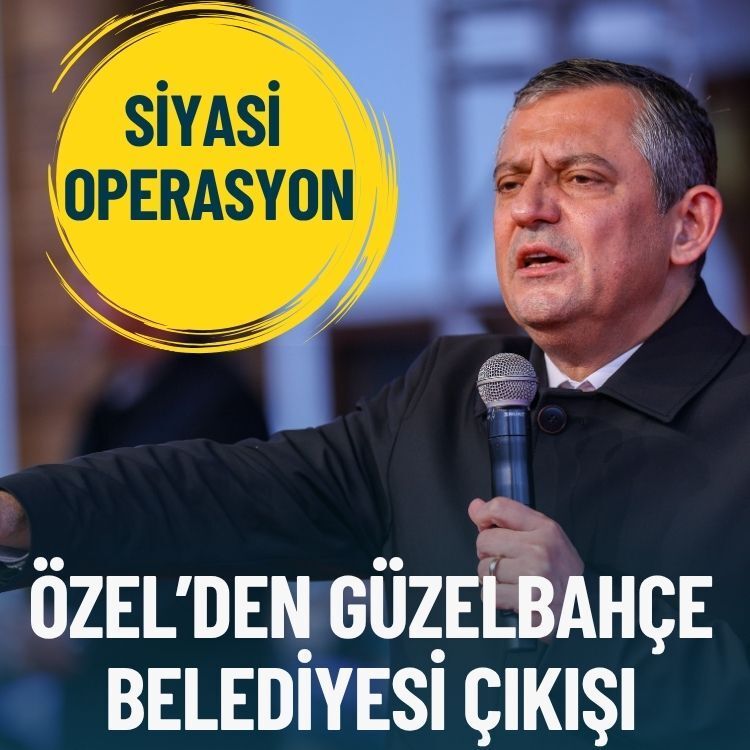 Özgür Özel’den Güzelbahçe operasyonu açıklaması: Siyasi operasyon