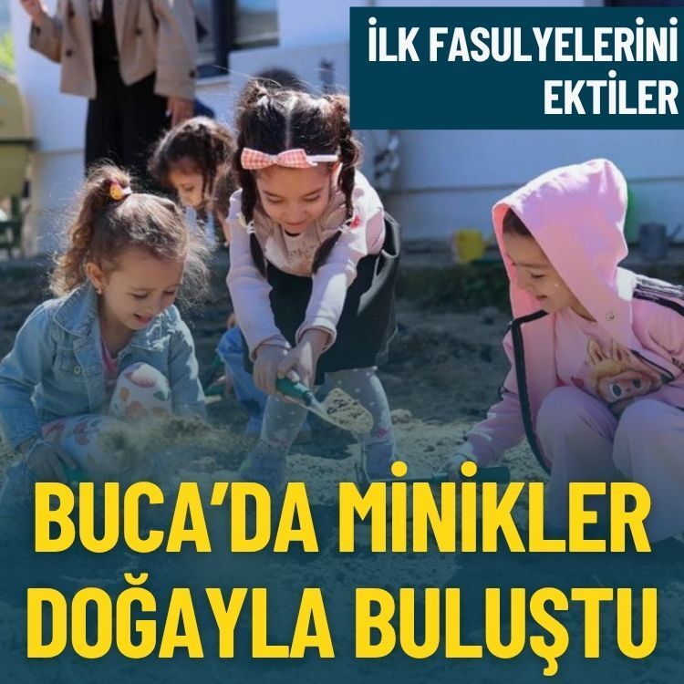 Buca'da minikler doğayla buluştu
